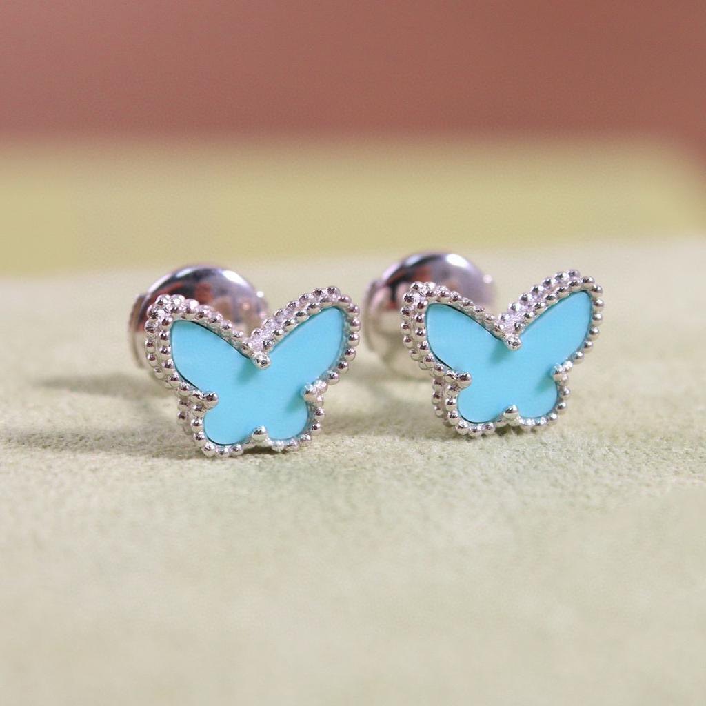 2023 New Hot Brand Vintage Bracelet For Women Luxury Jewelry Set Designer High Quality Butterfly Necklace and Earrings