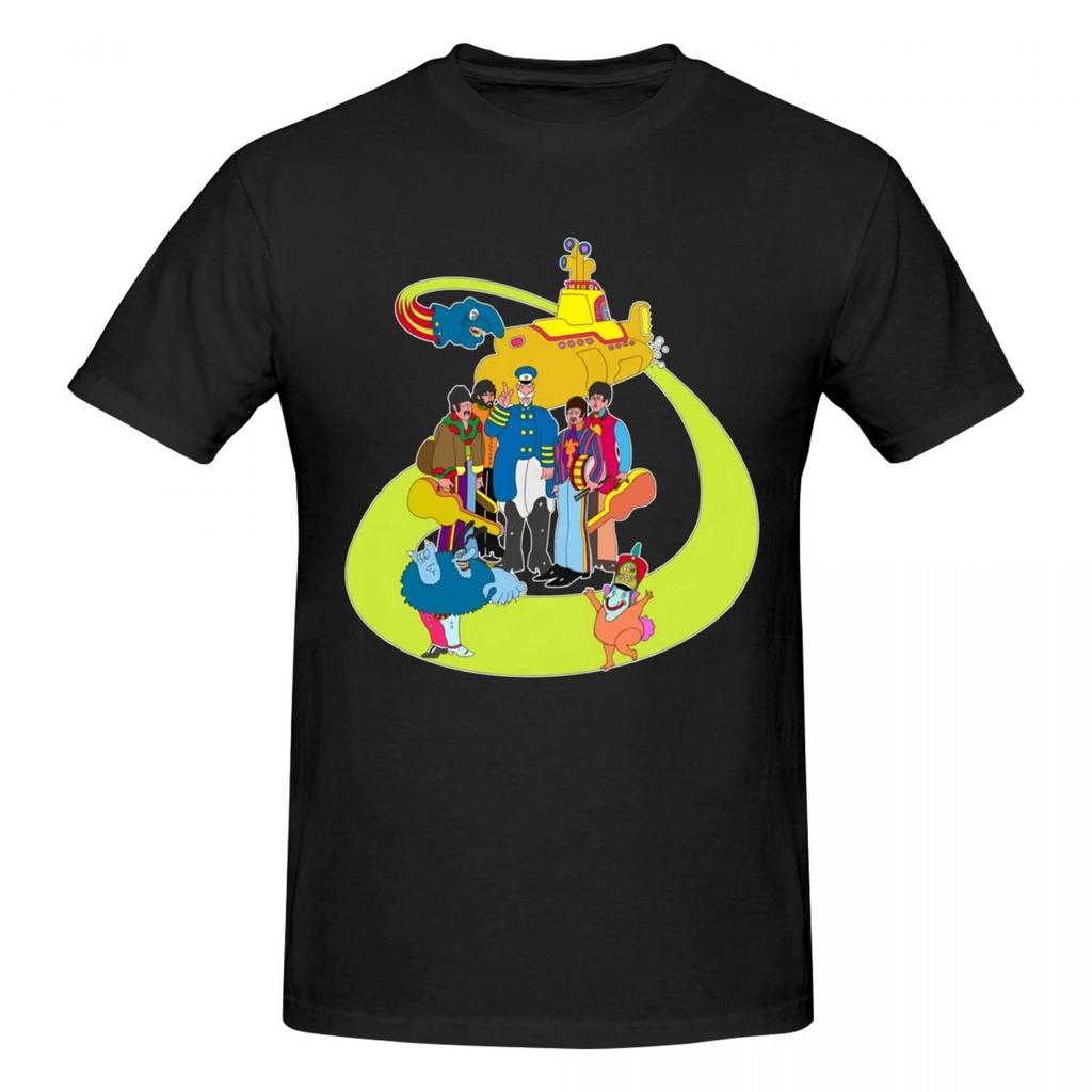 Yellow Submarine Trendy T Shirts Graphic Y2k Summer Short Sleeve Unisexs Wounisex T Shirts Clothes