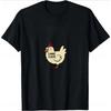 Summer Round Neck Funny Chicken Pattern T-shirts Fashionable Casual Pure Cotton Short Sleeved Men's T-shirts