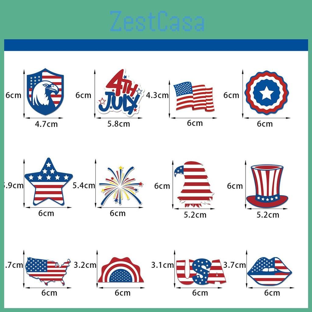 Usa Day Independence Flag Cake Insert Card For Party Table Dessert Decoration