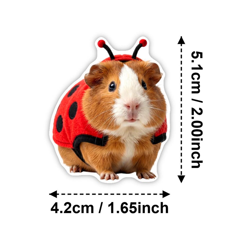 10/30/50pcs Kawaii Cartoon Guinea Pig Stickers Funny Waterproof Graffiti Sticker DIY Luggage Helmet Phone Cute Decoration Decals