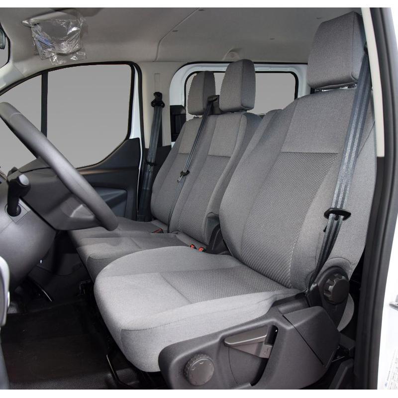 2+1 Seat Covers Car Seat Cover for Transporter/Van,Universal for 2+1 Car Seater,Truck Interior,for Renault Master 3 Seater