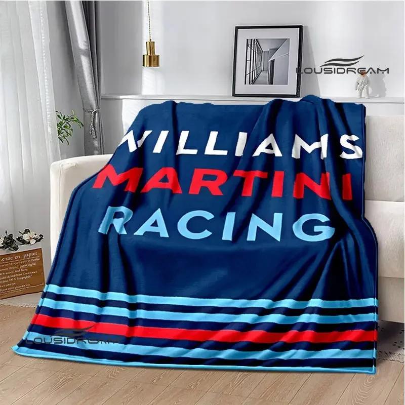 Martini Logo Printing Blanket Warm Blankets Flannel Soft and Comfortable Home Travel Blanket Blankets for Beds Birthday Gift