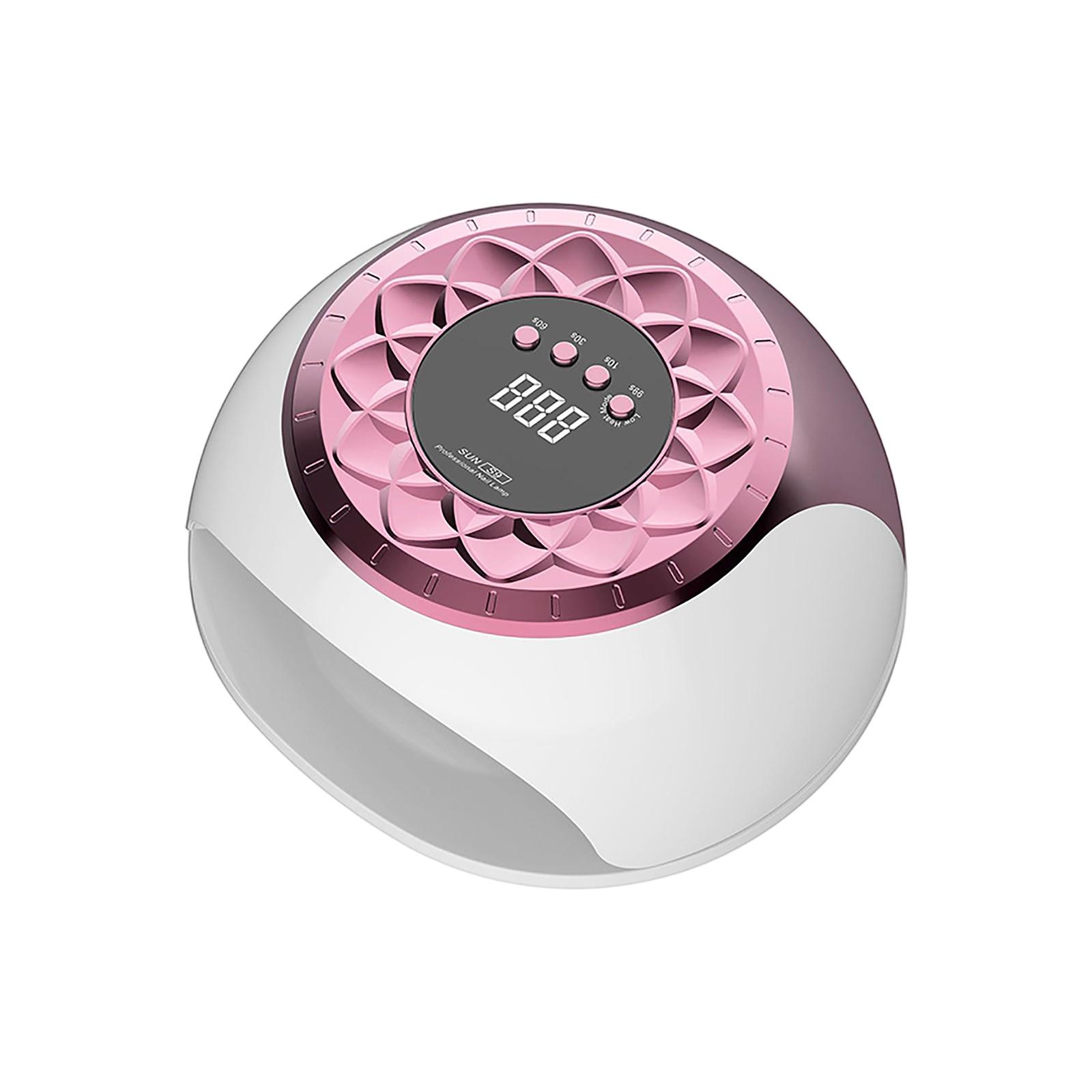 

Красная лампа для ногтей, 57 шт. высокой мощности, не чернит руки, быстро сушит лак для ногтей, клей «кошачий глаз», клей для наращивания, УФ-лампа для ногтей One Size розовый