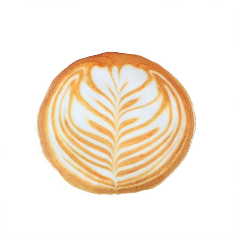 Simulated Food Plush Doll Coffee Latte Art Pillow Brown Coffee Soft Plush Stuffed Pillow Bedroom Sofa Decor Birthday Gift