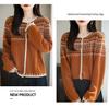 Women's 2025 Winter Fair Isle Jacquard Cardigan - Age-Reducing, Single-Breasted, Stylish and Chic