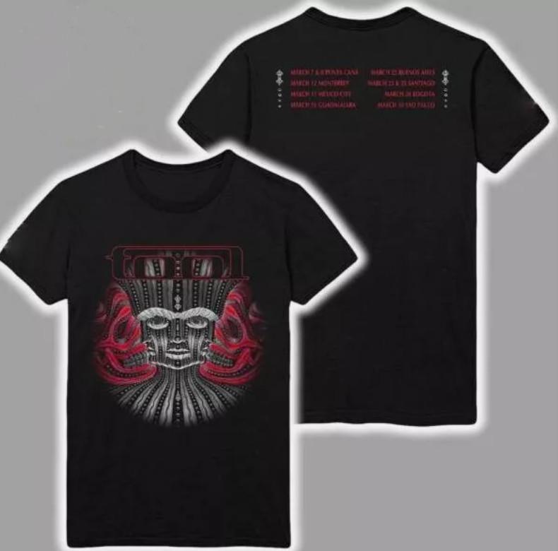 

Tool Band South America 2025 Tour Dates On March 7 And 8 2025 T-Shirt 2XL