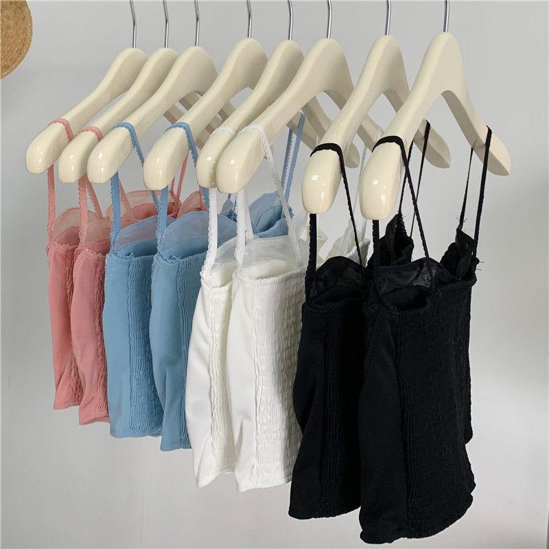 Spicy Girl Lace Camisole Vest with Women's Chest Cushion Worn Inside and Outside Beautiful Back and Slimming Design Top