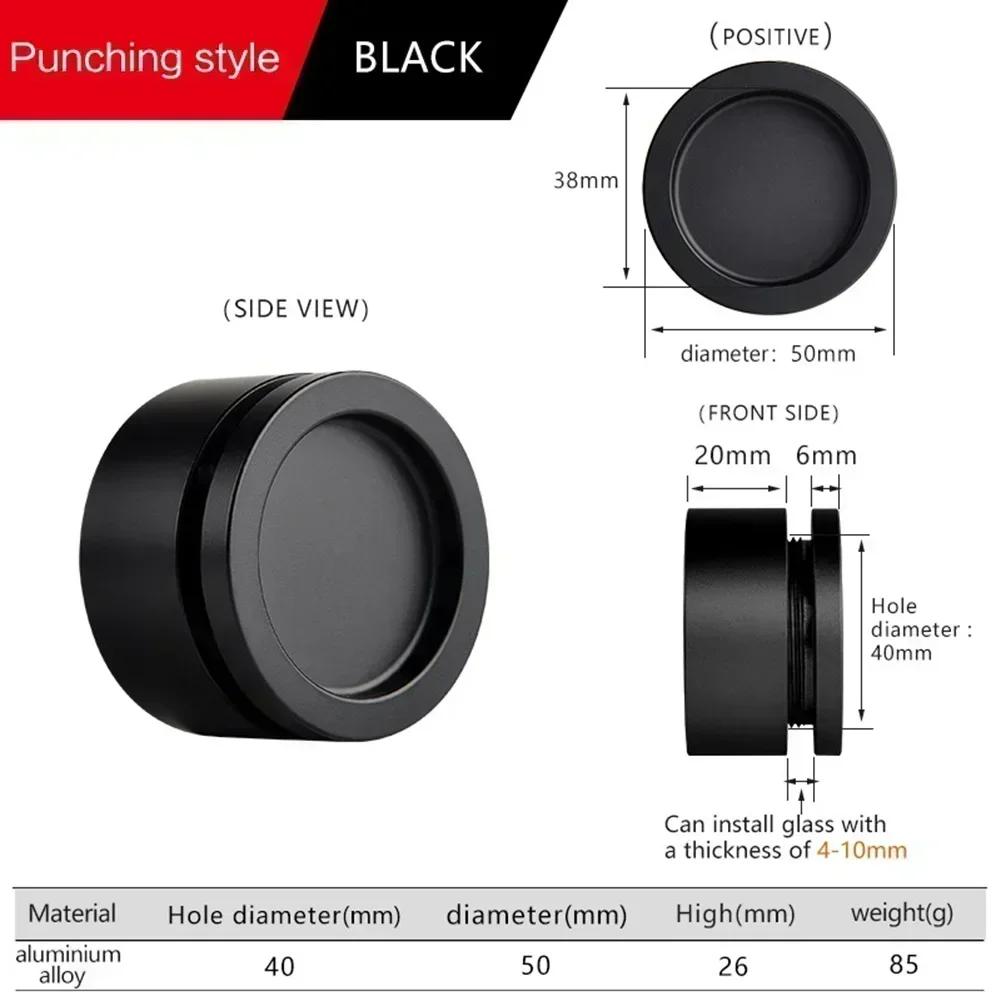 Manija de Puerta Corredera de Vidrio Auto-Cerrante Manija de Puerta de Armario Aleación de Aluminio Manija de Puerta de Cocina de Ventana Instalación sin Complicaciones