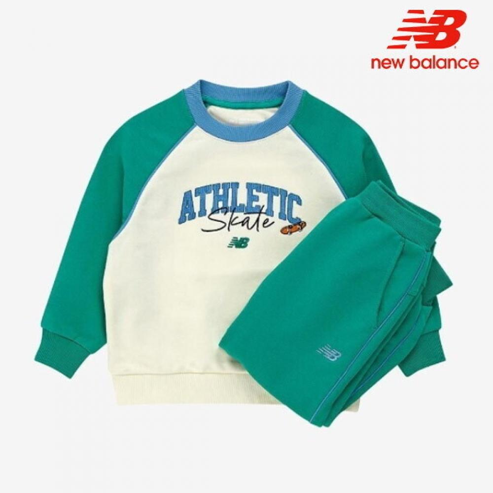

New Balance Kids SkaTeboard 2pcs SeT Up Nk9ye1107u 40 T shirT 150/size