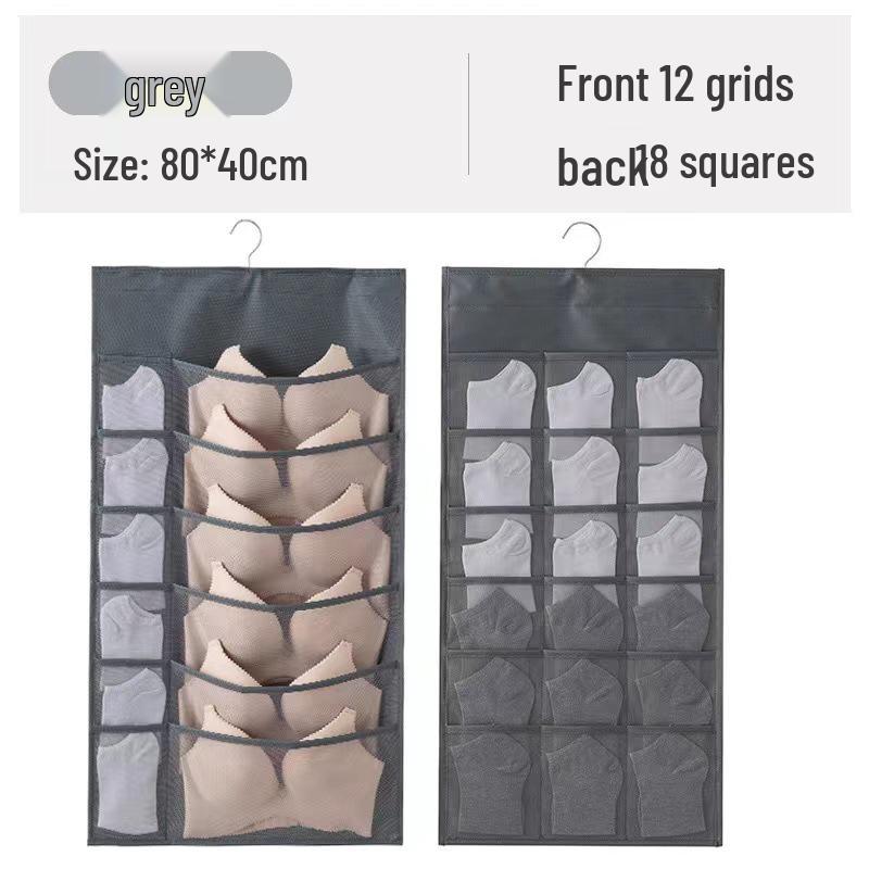 Double-Sided Hanging Bra & Underwear Organizer