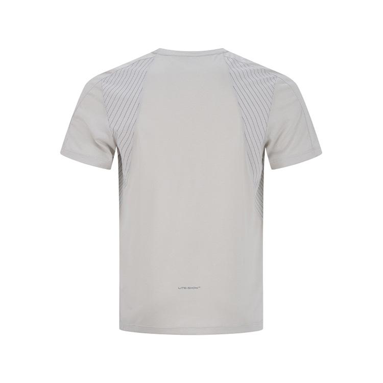 Asics Moisture Wicking Quick Dry Reflective Night Running Comfortable Sports Short Sleeve Men tops 2011D624-020