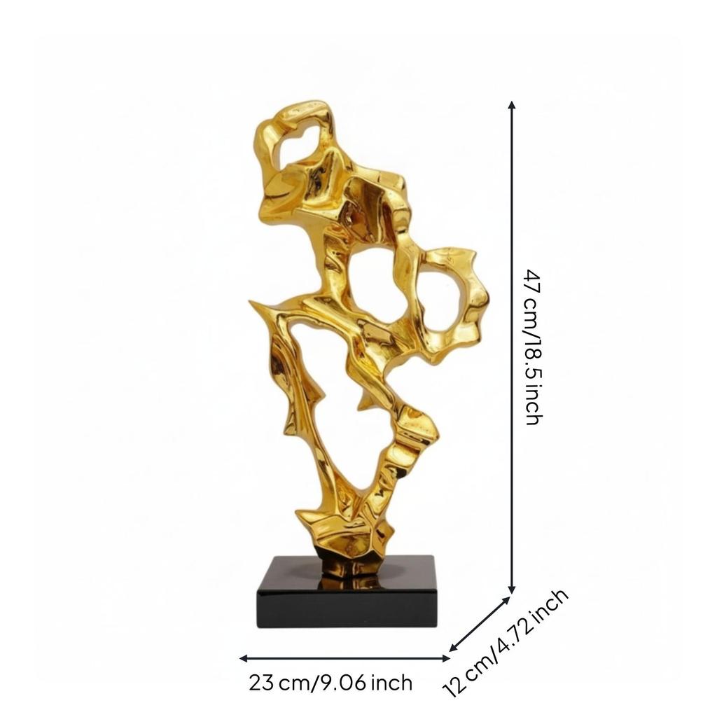 Abstract Resin Statue Decor Sculpture Artwork Luxury Decorative Figure for