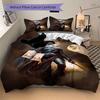 Holy Warrior Bedding 3 Piece Set HD Print Duvet Cover Pillowcases for Teens Adult Bedroom Decoration Christmas Gift