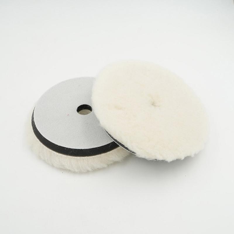1pc 6"/7" Wool Polishing Pad For Polisher Machine Waxing Polishing Buffing Car Paint Care Polisher Pads For Car Polisher