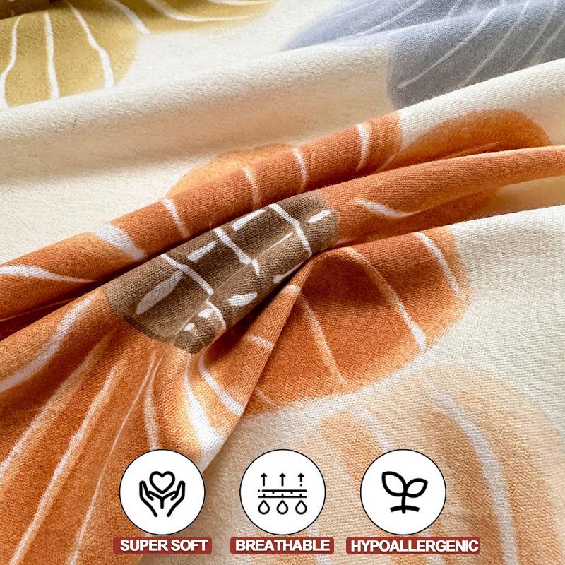 Extra Soft Duvet Cover Set 100% Cotton 3Pieces - Bedding Set (1 Duvet Cover 2 Pillowcases), Easy Care, Wrinkle Resistant