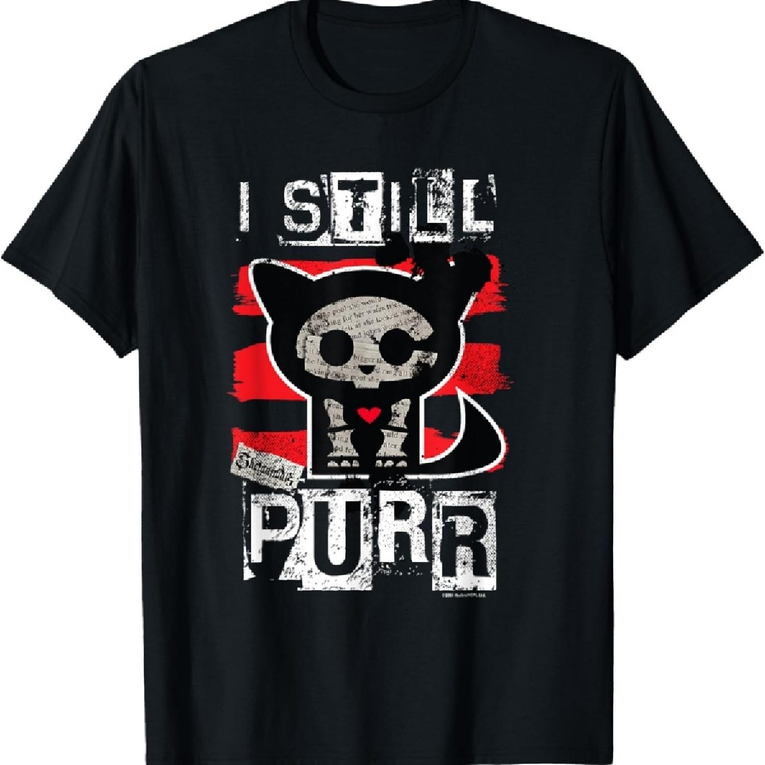 

Kit Cat Vintage I Still Purr Faded Stencil Logo T-Shirt XXXXXL чорний