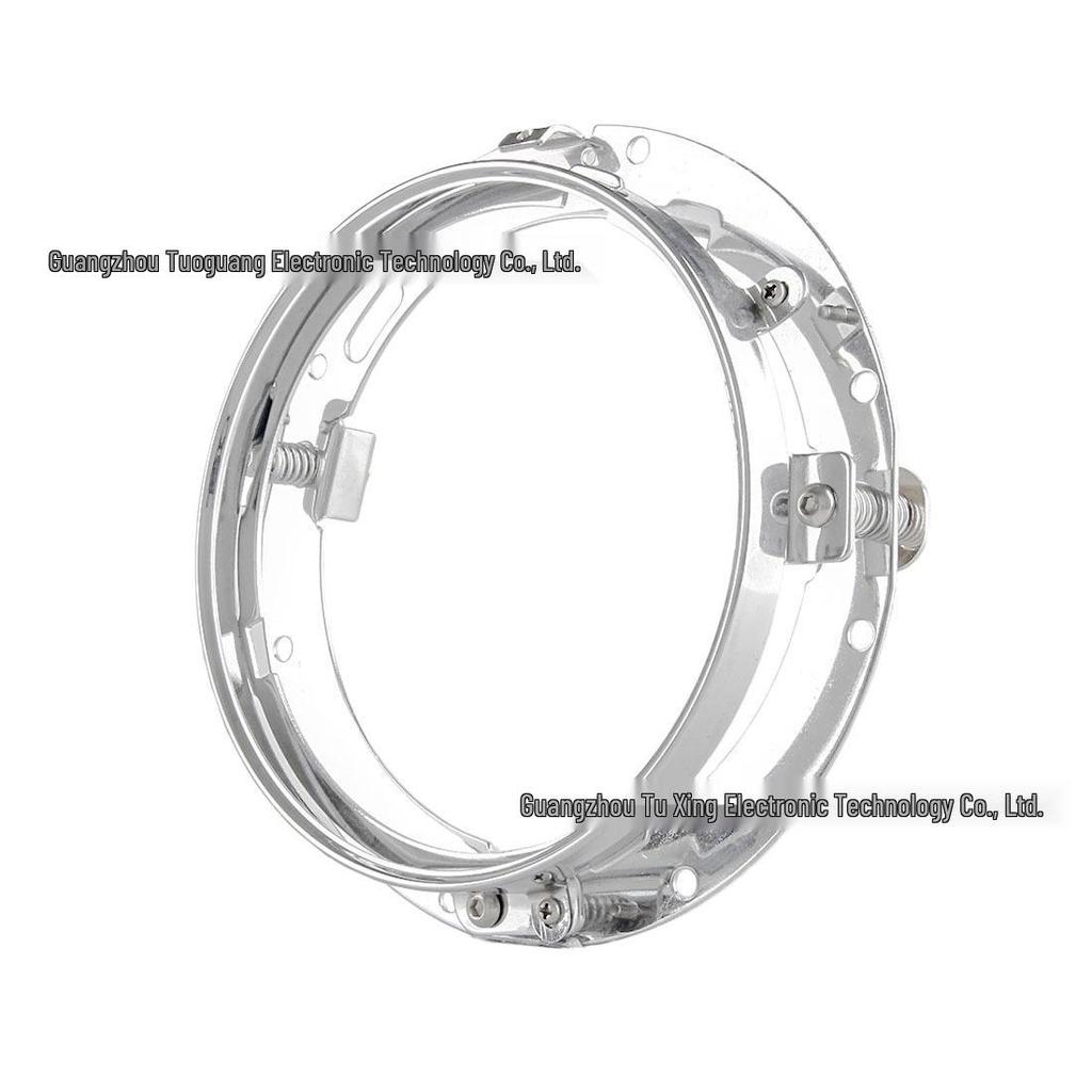 7-Inch Headlight Bracket for Harley Glide/Road King Modification