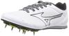Track and Field Club Short Track and Field For Tracks Under 2E X-First Shoes, Activities, Lightweight, Distance, Spikes, 800m, White/Silver,