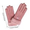 Keep Warm Full Finger Mittens Furry Winter Thermal Gloves Warm Cycling Gloves  Outdoor Sport