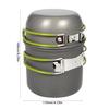 Outdoor Gas Burners Stove Tourist Pots Set Camping Cookware Kits Folding Utensils for Backpacking Outdoor Hiking & Picnics