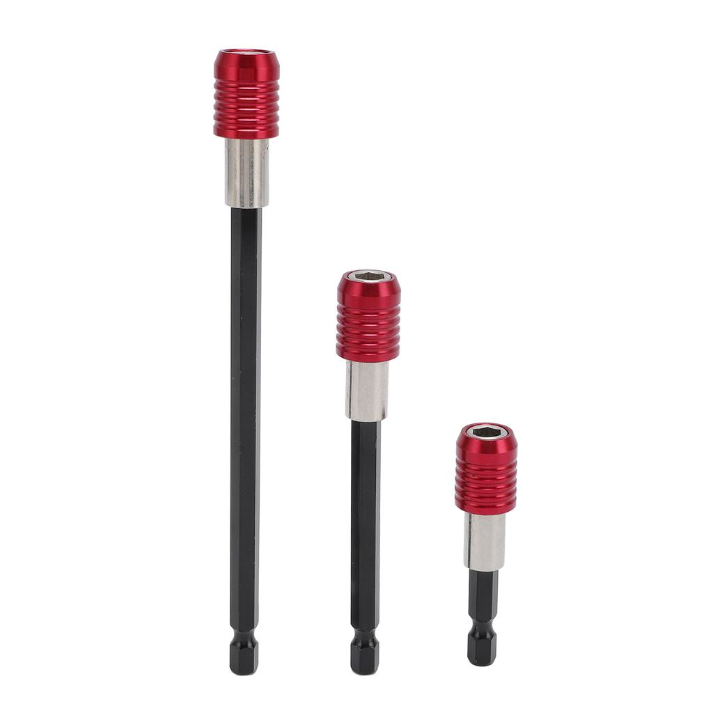 3PCS Set Drill Screwdriver Bit Extender 14 Inch Hex Shank 60mm 100mm 150mm Wood Spade Drill Bit