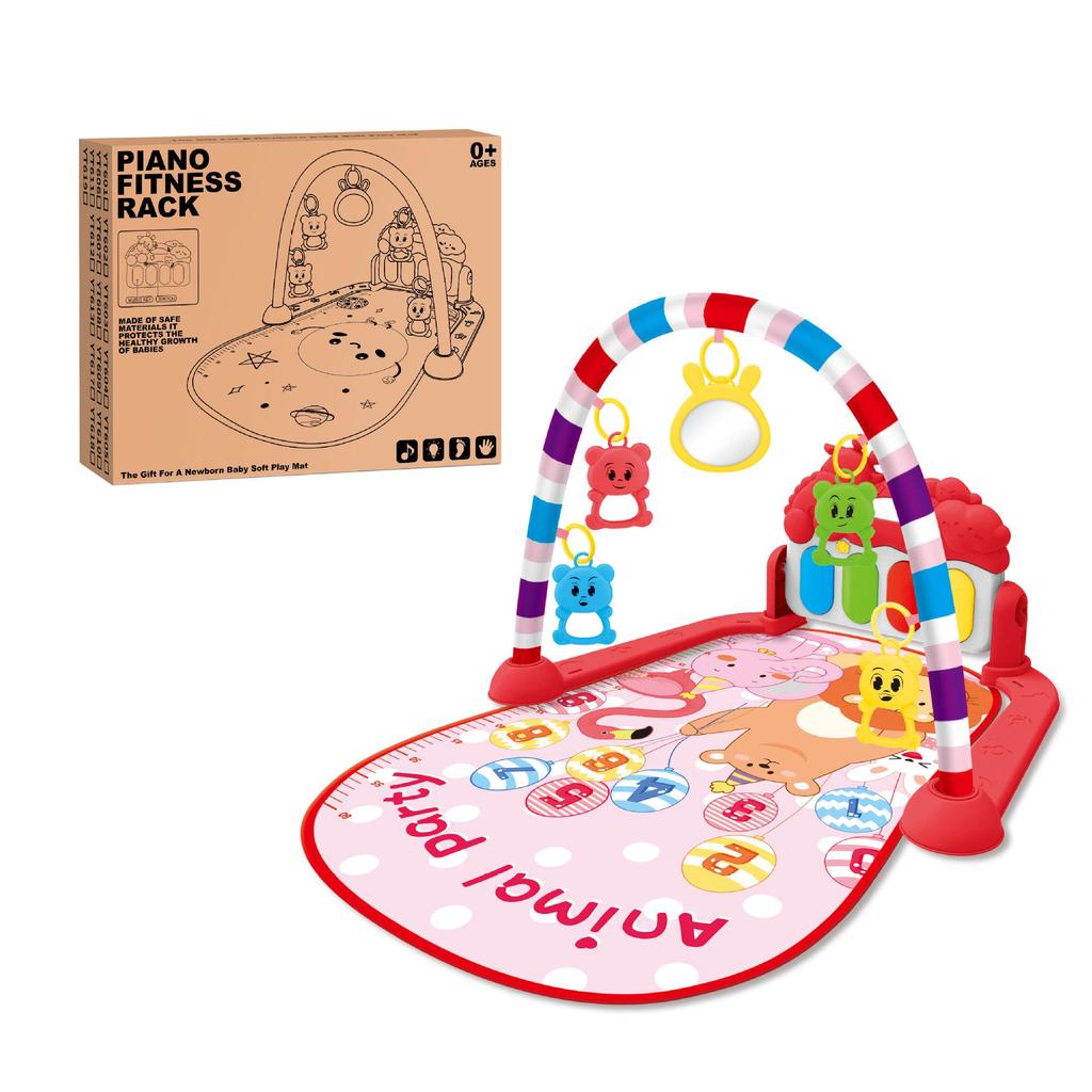 Newborn Baby Piano Gym Mat: Musical Play Toy for Infants