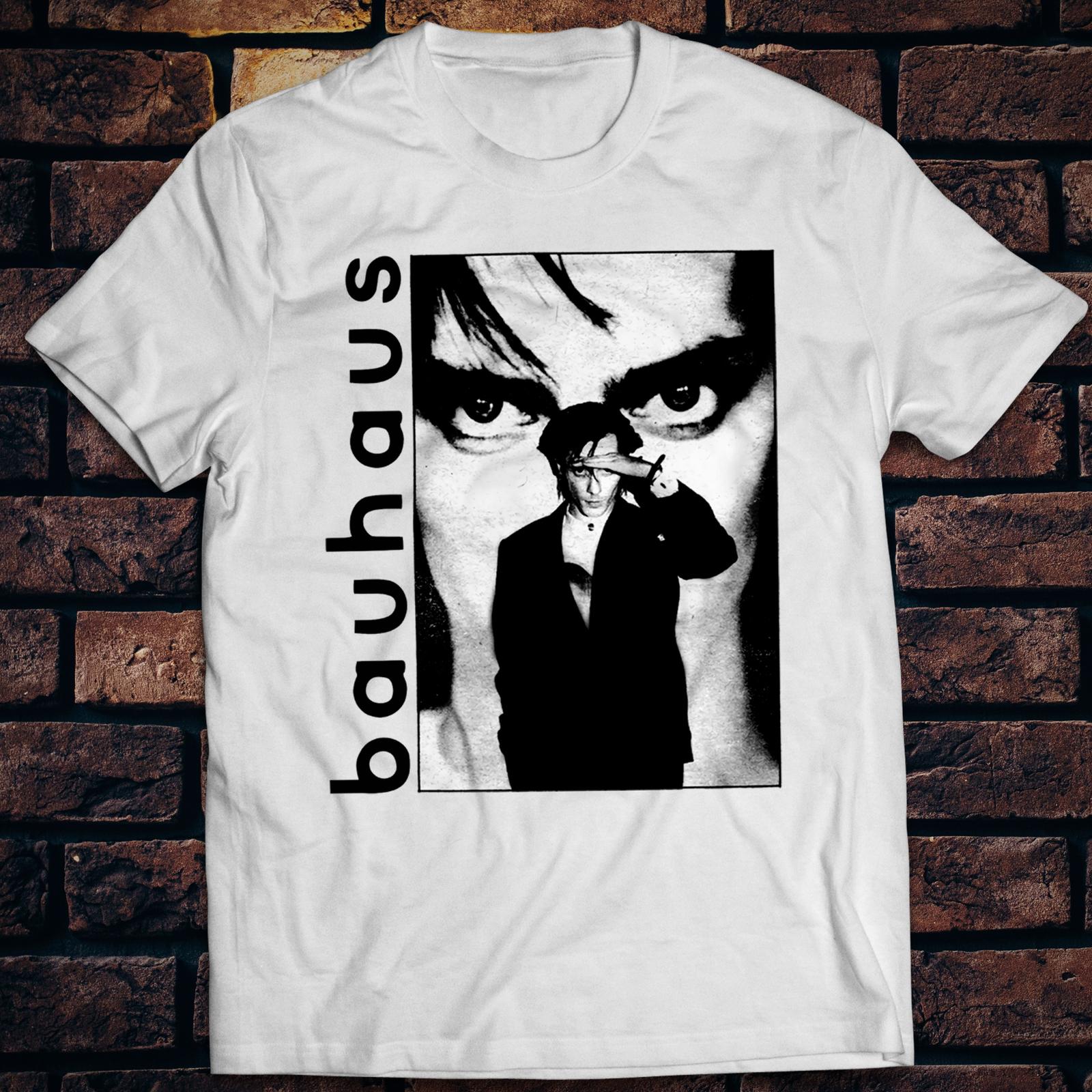 Bauhaus Rock Band T-shirt Daniel Ash Peter Murphy In the Flat Field Vintage L