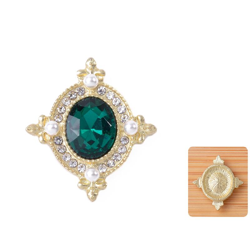 21*24Mm Metal Flatback  Buttons Shoes/Clothing Ornaments Handmade Diy Jewelry Accessories