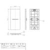 Toshiba Lighting Technology switch cover with display L WDG1621L(WW)