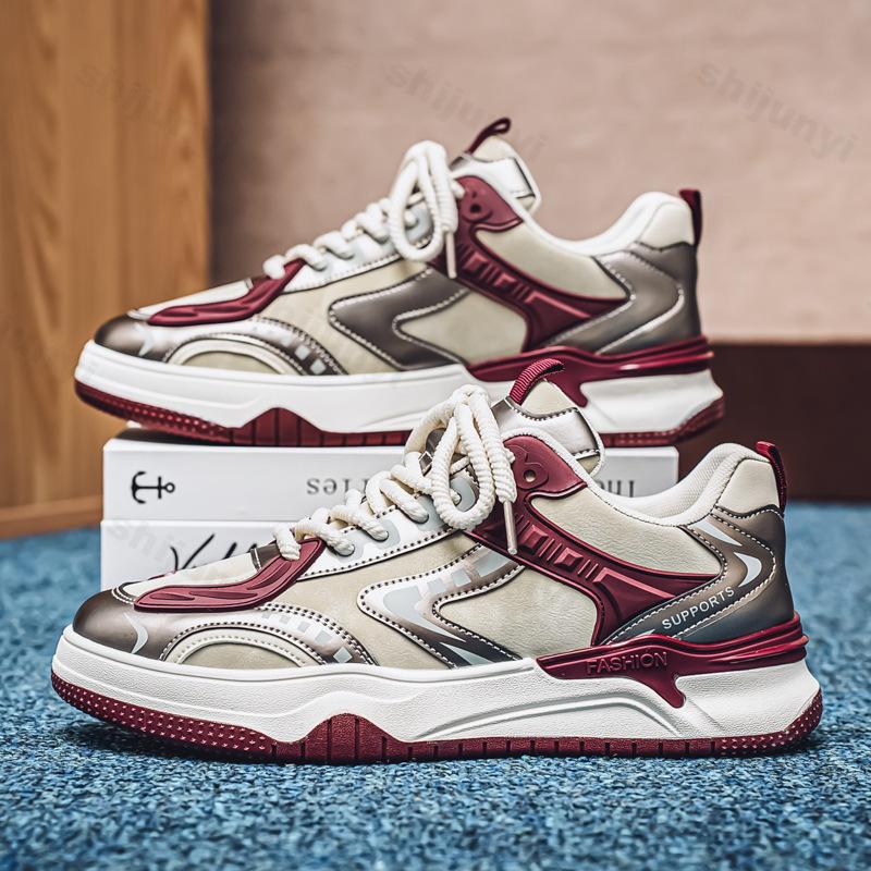 Fashion 2025 Autumn New Men's Fashion Versatile Low Top Thick Sole Sports Shoes Trendy Comfortable Non Slip Niche Design Chunky sneakers