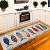 Cartoon Fish Kitchen Runner Mat Anti-Slip Absorbent Long Rug for Kitchen Floor, Hallway, Bedroom, Bathroom