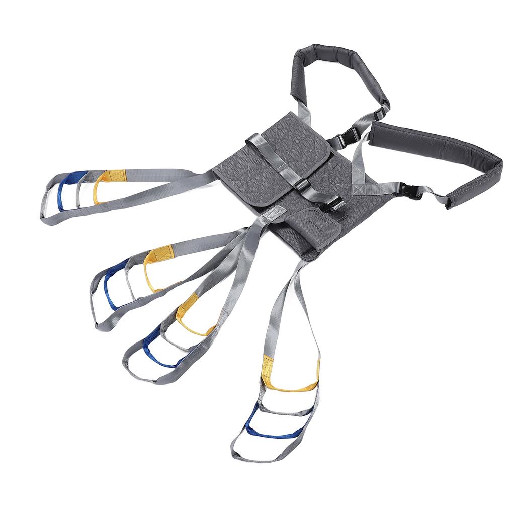 Patientenlifter Gehschlinge für Erwachsene Unterstützende Gehtrainingshilfe Ganzkörper Stehgurt Gepolsterte Verstellbare Hebe-Gehschlinge S