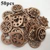 Christmas Wooden Snowflakes Versatile Crafts Supplies for the Holidays