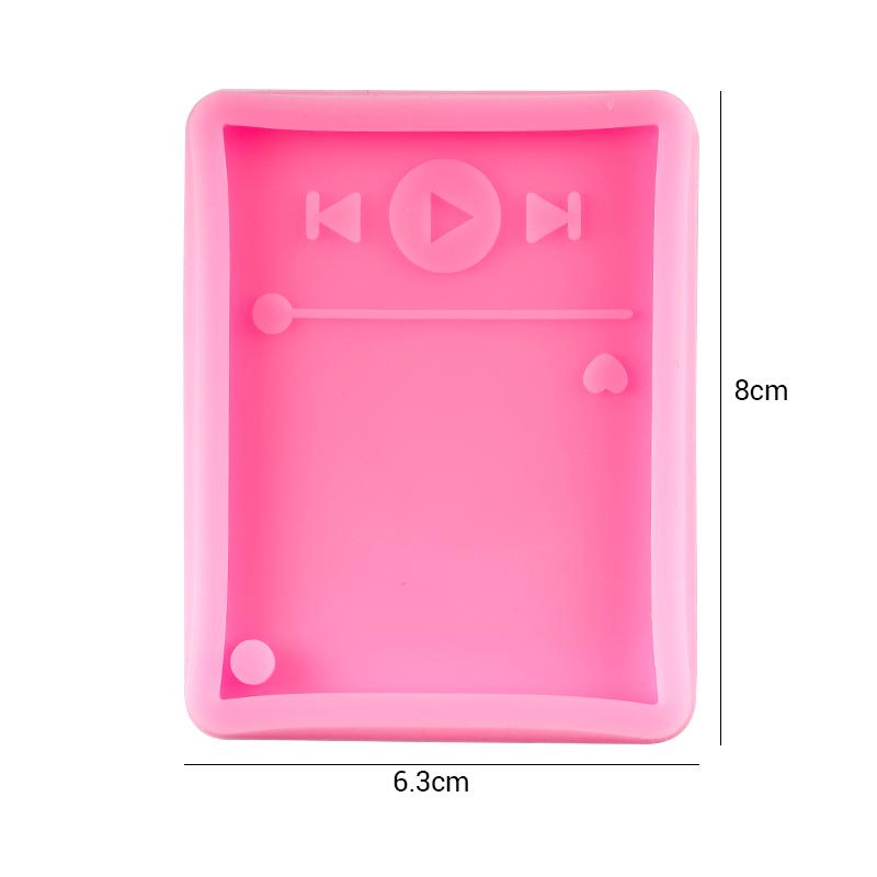 Heart Shape Keychain Casting Silicone Molds Dog Paw Print Resin Molds for Key Chain Pendant Making Epoxy Resin Craft Jewelry DIY