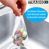TRASHOX Küchenspülen Sieb Spülbecken Filter Korb Abflusssieb inkl.100 Filterbags