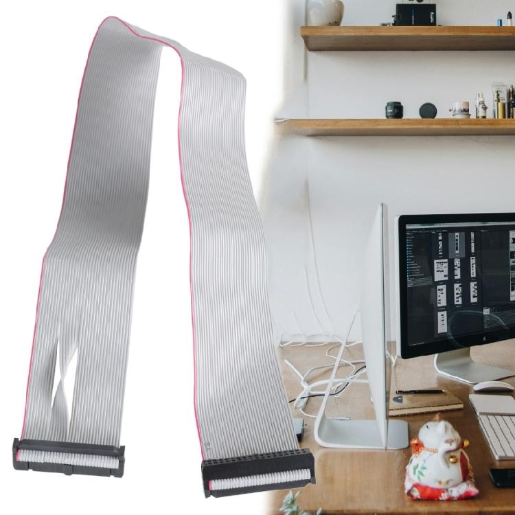 34Pin Simulated Floppy Drive Extension Cable for Simulation Floppy Drive Easy Installation Flat Ribbon Cable