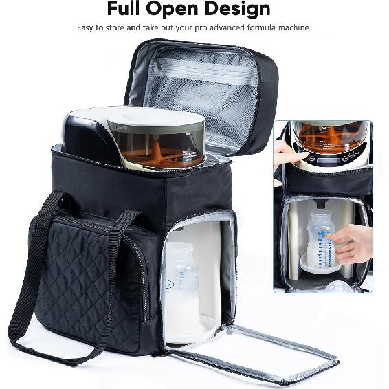 SFYBYHEART Carrying Case Compatible with Baby Brezza Formula Pro Advanced Formula Dispenser Machine Carrying Bag - Baby Formula Mixer Travel Bag with