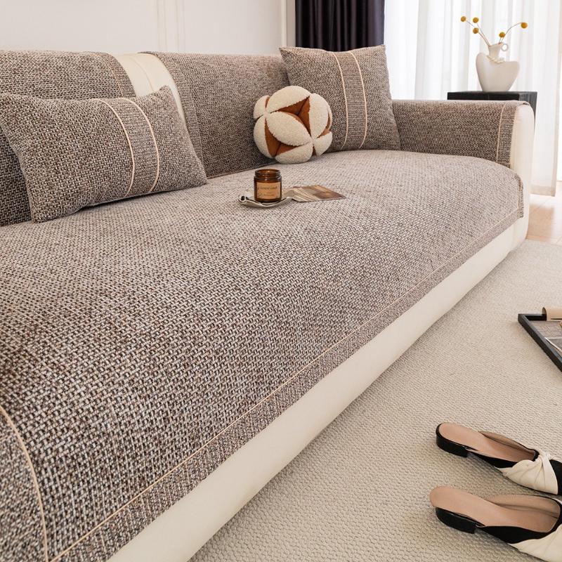 Fresh Understated Luxury Upscale Simple Couch Cover Cloth Non Slip And Cat Scratch Resistant Sofa Pad Ideal For All Seasons