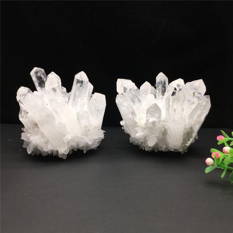 Natural White Crystal Cluster for Home Decoration and Mineral Display