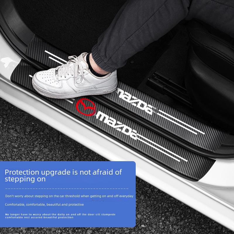 Trittschutzaufkleber für Schwellenschutz für Mazda 3/6, Angkesaila und CX-4/CX-5