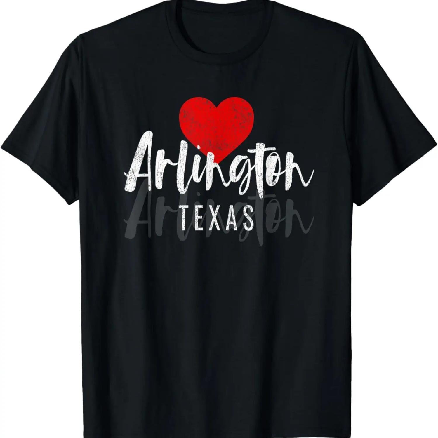 Arlington Texas TX Souvenir - Love - Heart Gift T Shirt Tee S