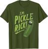 I'm Pickle Rick Mens T Shirt Cool and Funny Morty Design Schwifty Joke Design Streetwear Casual Tee Top Funny Tshits Cotton Tees