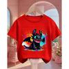 Summer Cute Toothless Cartoon Cotton T-shirt for Boys and Girls Fashionable Street Hot Casual Round Neck for Children
