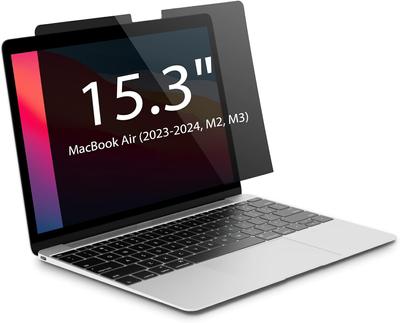 Magnetic Privacy Screen for MacBook Air 15.3 Inch (2023-2024, M2, M3) Blue Light Blocking, Anti Glare Protector for MacBook Pro 13" 13.6" 14" 15" 16"