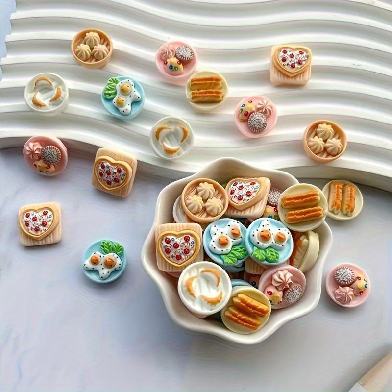 Simulated Resin Small Plates Children's Play Toys DIY Household Items Furniture Models