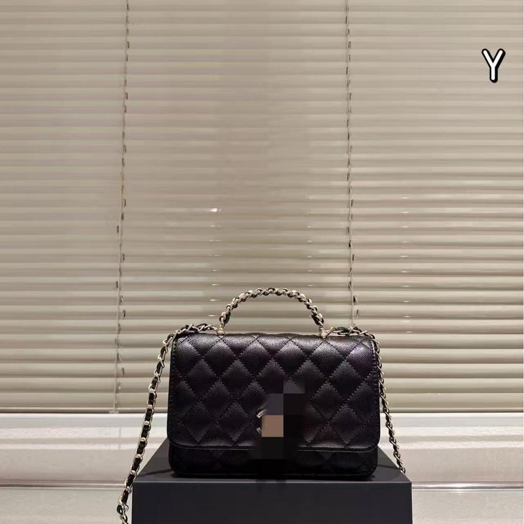Fashionable chain bags for women, new diamond pattern handheld, small square bag, single shoulder crossbody bag wholesale