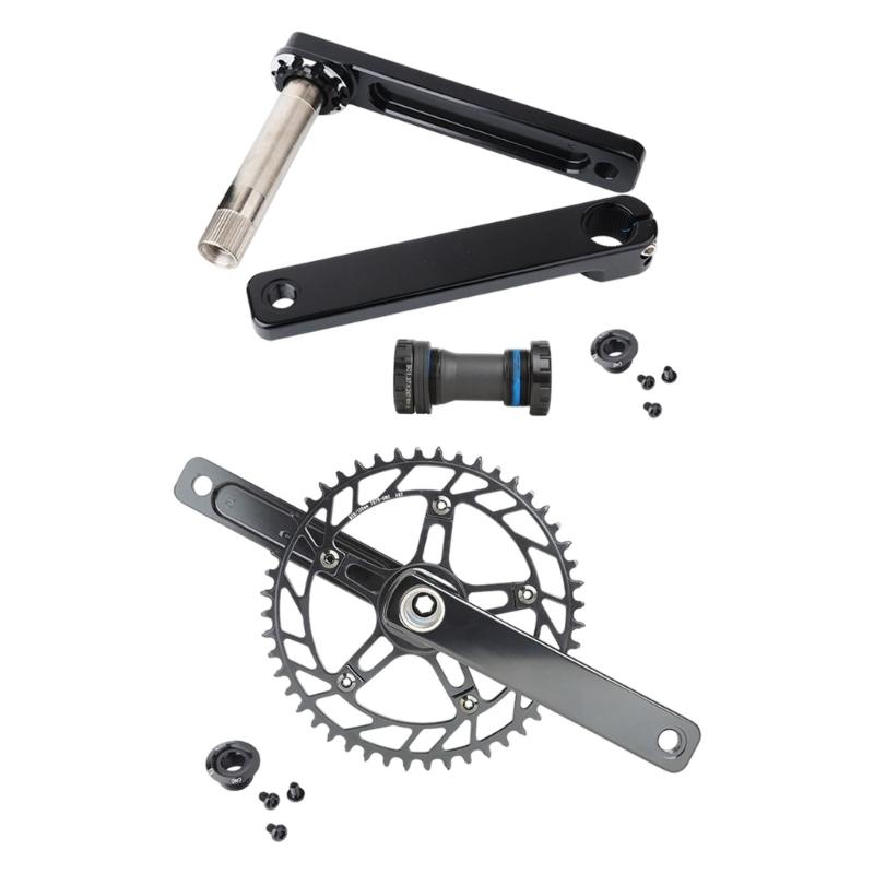 Light Weight Aluminum Alloies Road Bike Crankset Foldable Bike Crankset Tool Great For Efficient Riding And Easy Storage