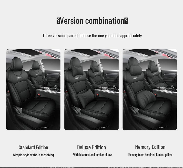 Geely Emgrand 4. Generation Autositzbezüge: Universelle Ganzjahres-Kissen mit vollständiger Abdeckung.
