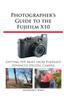 Libro Photographer's Guide To the Fujifilm X10